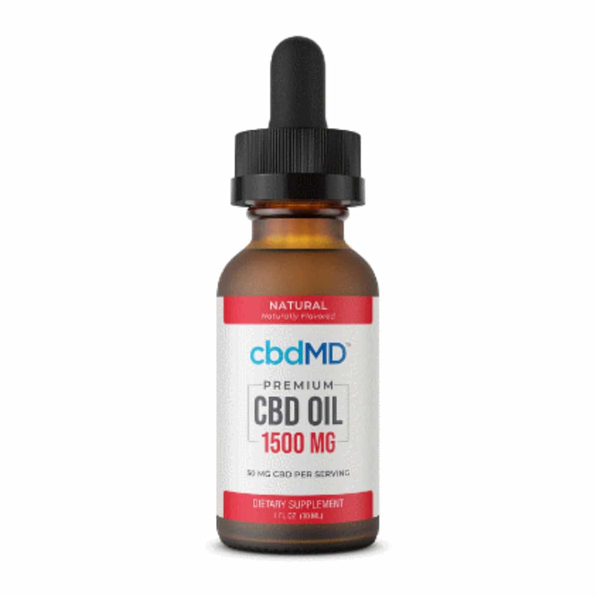 cbdMD CBD Oil Tincture Natural 1500mg