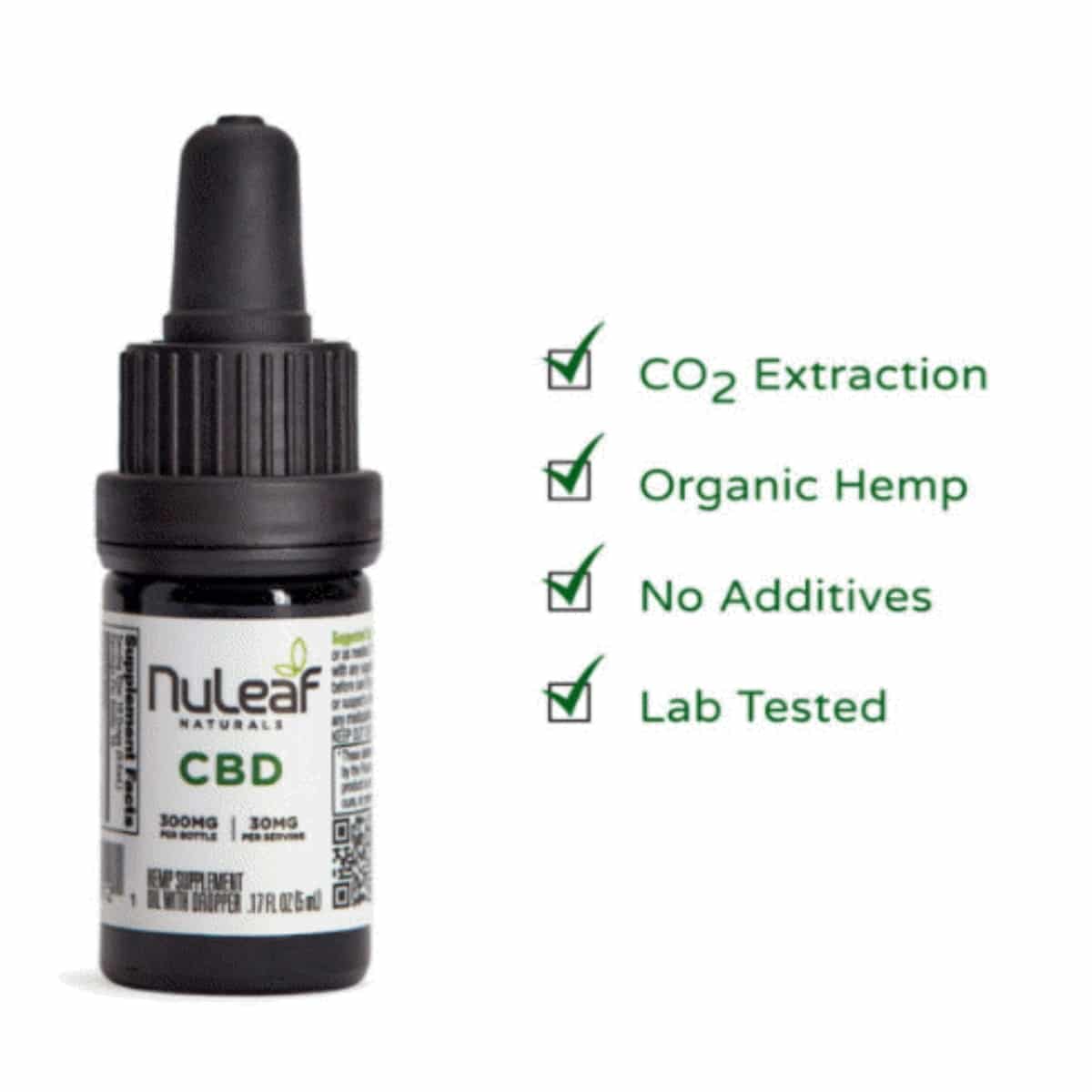 NuLeaf Naturals 300mg Full Spectrum Hemp CBD Oil
