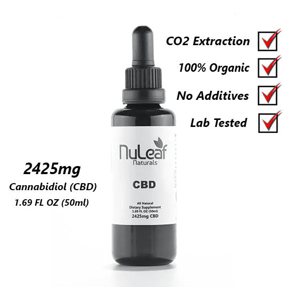 Nuleaf Naturals 2425mg CBD Oil
