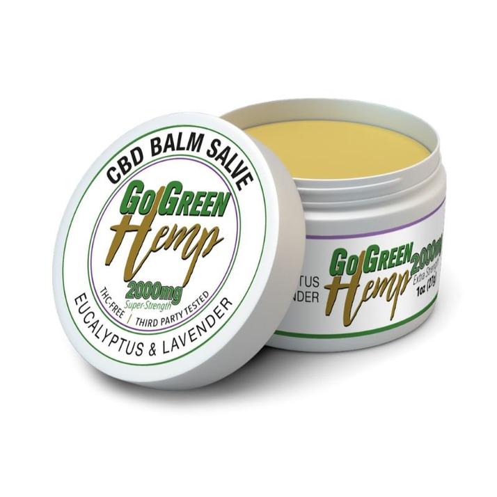 Go Green Hemp CBD Balm Salve - 1oz