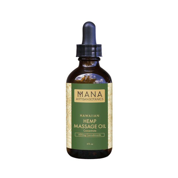 Mana Artisan Botanics - CBD Massage Oil: Hemp Concentrate